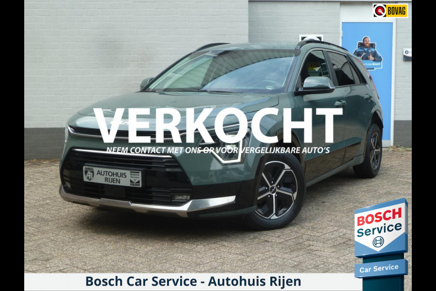 Kia Niro 1.6 GDi Hybrid DynamicPlusLine|Navi|Keyless-Entry/Go|Stoel/Stuurverwarming|Adaptive-Cruise|Virtual-Dash|Cityscape Green