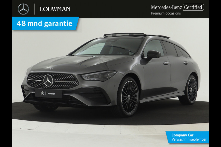 Mercedes-Benz CLA-Klasse Shooting Brake 250 e Star Edition AMG Line | Trekhaak | Nightpakket | Antidiefstalpakket GUARD 360° Plus | Parkeerpakket met 360°-camera | Multi spaaks lichtmetalen velgen | EASY PACK achterklep | KEYLESS GO-comfortpakket | Smartphone integratie |