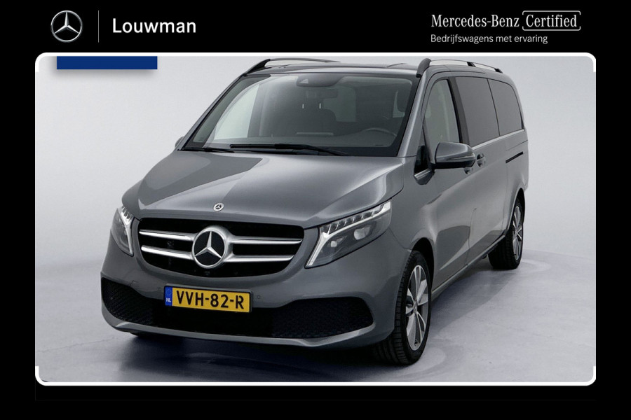 Mercedes-Benz V-Klasse 300d Extra Lang 24 Maanden Certified Garantie Avantgarde Edition L3 Enkele Cabine Burmester Audio 360 Graden Camera Leder Adapti