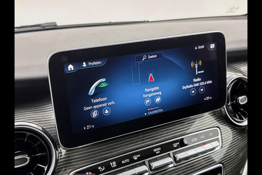 Mercedes-Benz V-Klasse 300d Extra Lang 24 Maanden Certified Garantie Avantgarde Edition L3 Enkele Cabine Burmester Audio 360 Graden Camera Leder Adapti