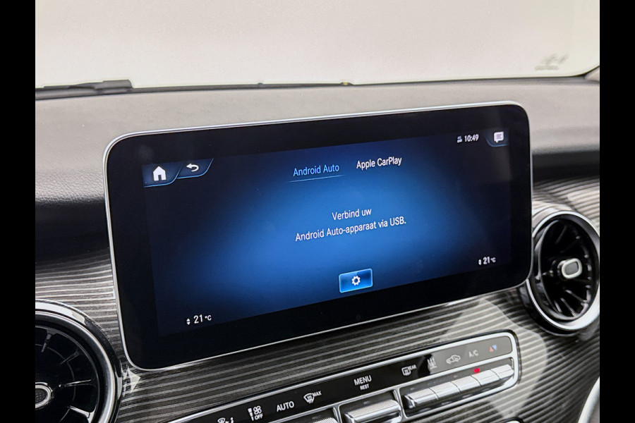 Mercedes-Benz V-Klasse 300d Extra Lang 24 Maanden Certified Garantie Avantgarde Edition L3 Enkele Cabine Burmester Audio 360 Graden Camera Leder Adapti