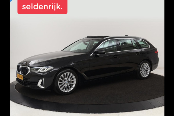 BMW 5 Serie 530e Luxury Line | Panoramadak | Adaptive cruise | Leder | Massage | Head-Up | LaserLight | Carplay | Sfeerverlichting | Keyless | Navigatie | Achterbankverwarming | PHEV | Plug In