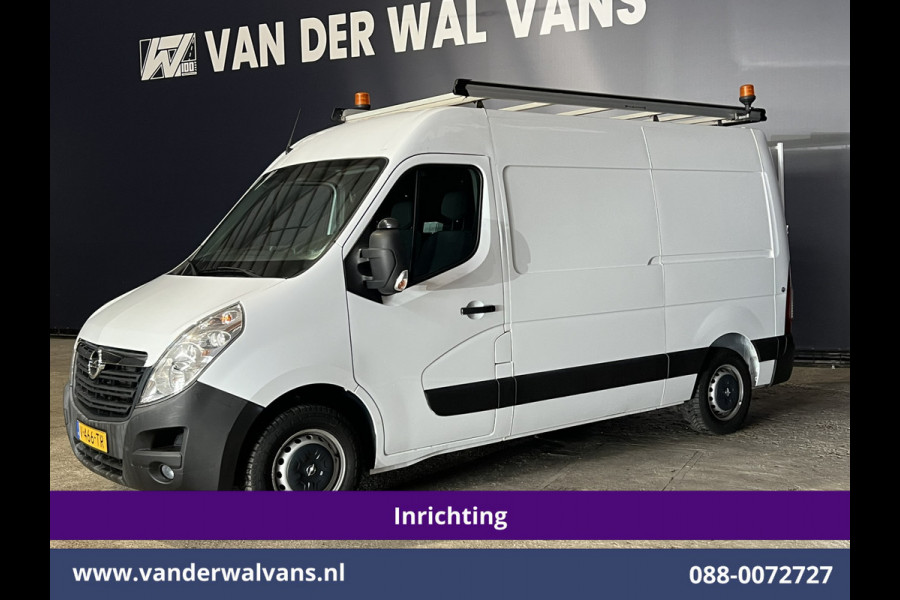 Opel Movano 2.3 CDTI 146pk L2H2 Inrichting Euro6 Airco | Imperiaal | Camera | Navigatie | Cruisecontrol | 2500kg Trekhaak Parkeersensoren, Bijrijdersbank