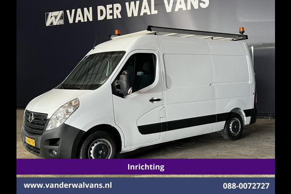 Opel Movano 2.3 CDTI 146pk L2H2 Inrichting Euro6 Airco | Imperiaal | Camera | Navigatie | Cruisecontrol | 2500kg Trekhaak Parkeersensoren, Bijrijdersbank