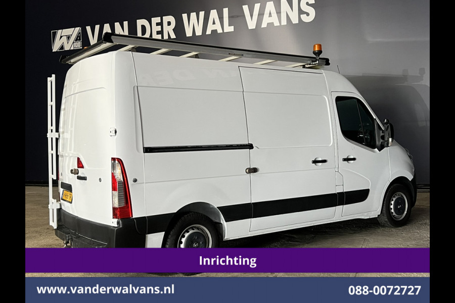 Opel Movano 2.3 CDTI 146pk L2H2 Inrichting Euro6 Airco | Imperiaal | Camera | Navigatie | Cruisecontrol | 2500kg Trekhaak Parkeersensoren, Bijrijdersbank