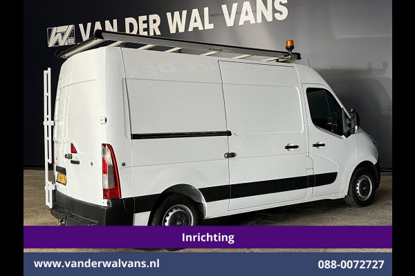 Opel Movano 2.3 CDTI 146pk L2H2 Inrichting Euro6 Airco | Imperiaal | Camera | Navigatie | Cruisecontrol | 2500kg Trekhaak Parkeersensoren, Bijrijdersbank