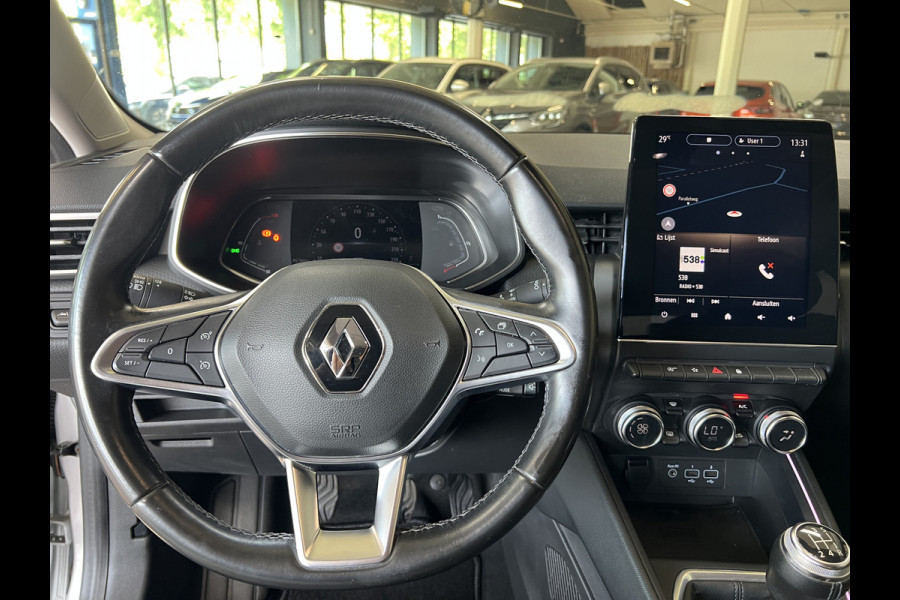 Renault Clio 1.0 TCe 100 Intens | Groot Navi | Camera | Carplay | PDC V+A | 16" | Clima | 100% Onderhouden!
