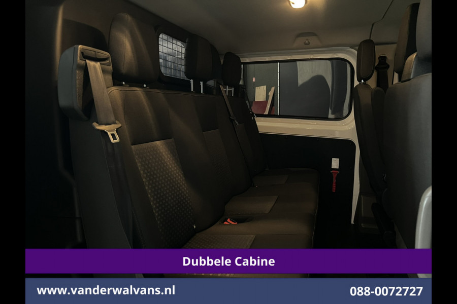 Ford Transit Custom 2.0 TDCI 131pk Automaat L2H1 Dubbele Cabine Euro6 Airco | 6-Zits | Camera | Navigatie | LED Apple Carplay, Android Auto, Adaptieve cruisecontrol, Parkeersensoren, Stoelverwarming, Verwarmde voorruit