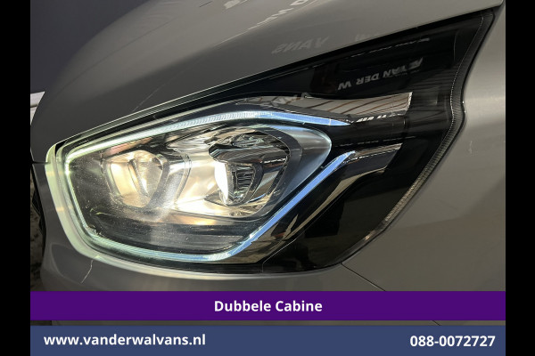Ford Transit Custom 2.0 TDCI 131pk Automaat L2H1 Dubbele Cabine Euro6 Airco | 6-Zits | Camera | Navigatie | LED Apple Carplay, Android Auto, Adaptieve cruisecontrol, Parkeersensoren, Stoelverwarming, Verwarmde voorruit