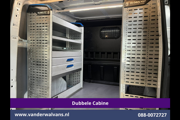 Ford Transit Custom 2.0 TDCI 131pk Automaat L2H1 Dubbele Cabine Euro6 Airco | 6-Zits | Camera | Navigatie | LED Apple Carplay, Android Auto, Adaptieve cruisecontrol, Parkeersensoren, Stoelverwarming, Verwarmde voorruit