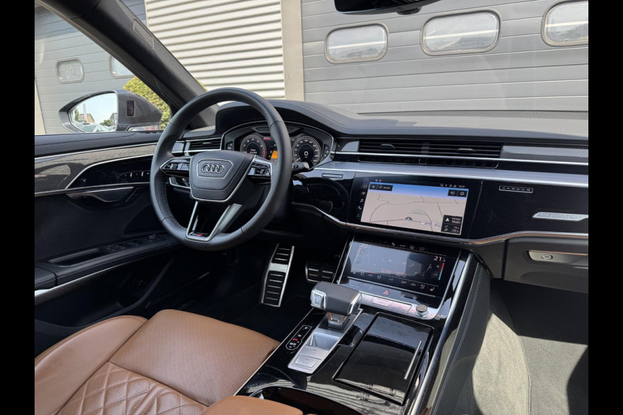 Audi A8 60 TFSI e quattro Lang S-Line | 360* Camera | Bang&Olufsen | Carbon | Stoelventilatie/Verwarming |