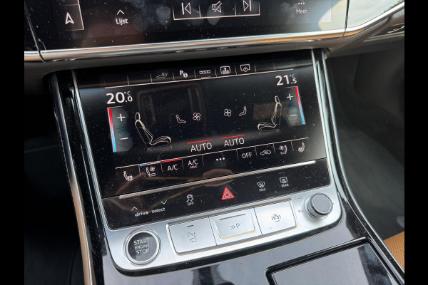 Audi A8 60 TFSI e quattro Lang S-Line | 360* Camera | Bang&Olufsen | Carbon | Stoelventilatie/Verwarming |
