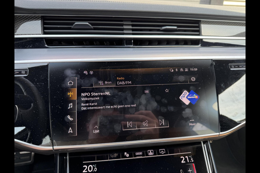 Audi A8 60 TFSI e quattro Lang S-Line | 360* Camera | Bang&Olufsen | Carbon | Stoelventilatie/Verwarming |