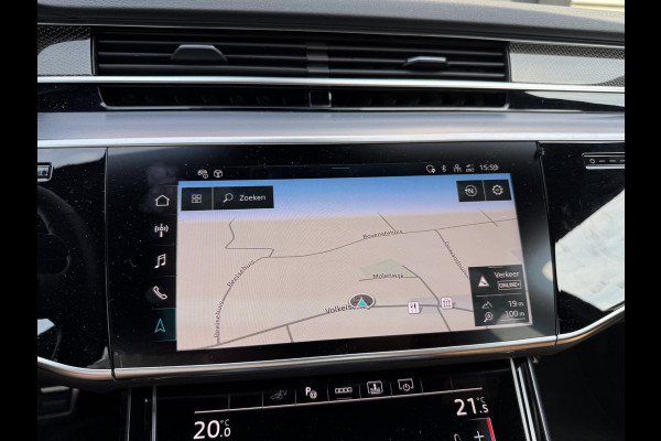 Audi A8 60 TFSI e quattro Lang S-Line | 360* Camera | Bang&Olufsen | Carbon | Stoelventilatie/Verwarming |
