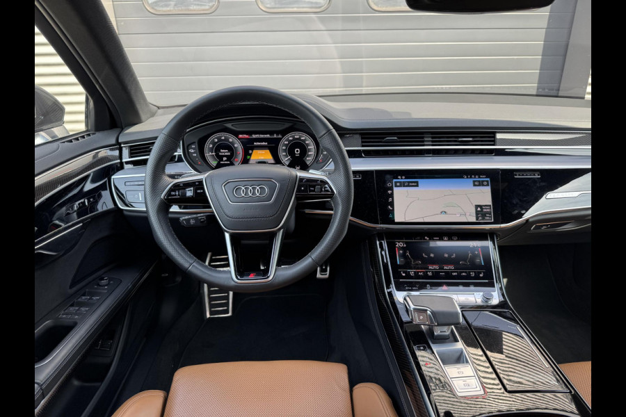 Audi A8 60 TFSI e quattro Lang S-Line | 360* Camera | Bang&Olufsen | Carbon | Stoelventilatie/Verwarming |