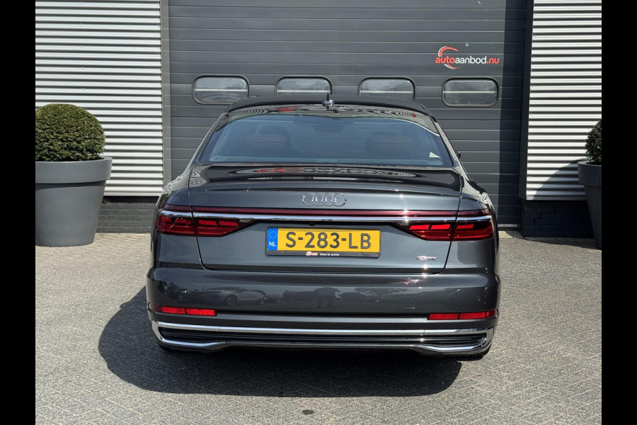 Audi A8 60 TFSI e quattro Lang S-Line | 360* Camera | Bang&Olufsen | Carbon | Stoelventilatie/Verwarming |