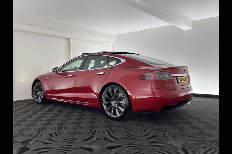 Tesla Model S 100D AWD [ 3-Fase ] ! NEW BATTERY PACK ! Aut. *PANO | LUXURY-LEATHER | AUTO-PILOT | ADAPTIVE-CRUISE | FULL-LED | NAVI-FULLMAP | AIR-SUSPENSION | KEYLESS | TOP-VIEW | CARPLAY | MEMORY-PACK | HEATED-SPORTSEATS | DIGI-COCKPIT | 21"ALU*