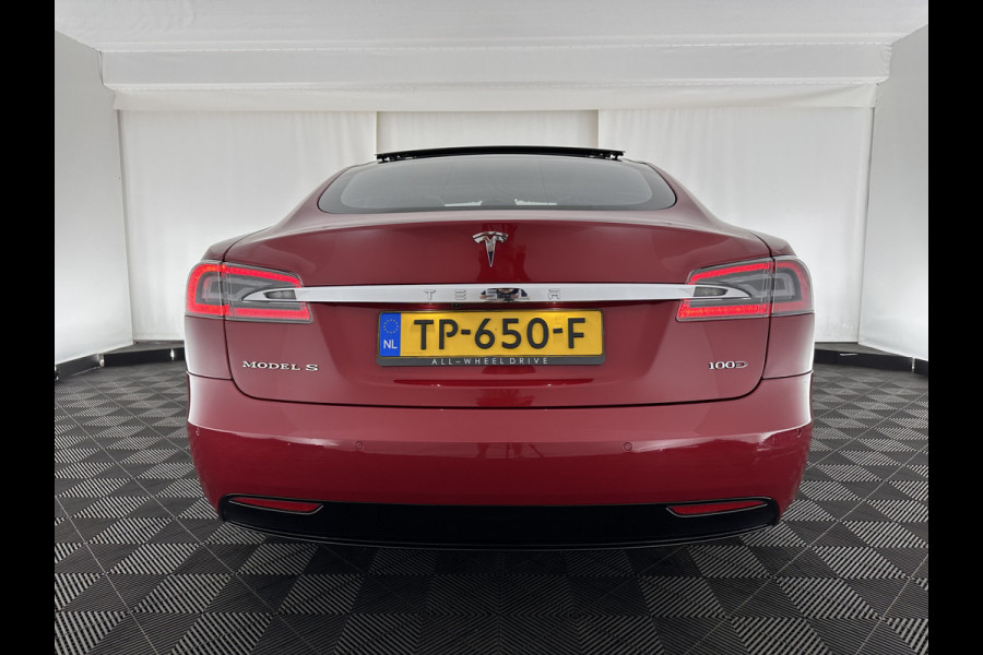 Tesla Model S 100D AWD [ 3-Fase ] ! NEW BATTERY PACK ! Aut. *PANO | LUXURY-LEATHER | AUTO-PILOT | ADAPTIVE-CRUISE | FULL-LED | NAVI-FULLMAP | AIR-SUSPENSION | KEYLESS | TOP-VIEW | CARPLAY | MEMORY-PACK | HEATED-SPORTSEATS | DIGI-COCKPIT | 21"ALU*