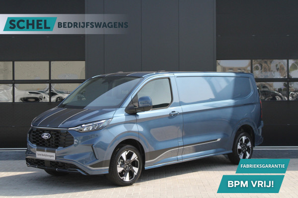 Ford Transit Custom 300 2.0 TDCI L2H1 Sport 170pk - 19" LM velgen - ACC - Blind spot - Navi - Camera - Verwarmd stuur - 70l tank - Rijklaar