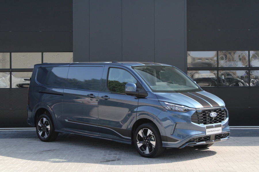 Ford Transit Custom 300 2.0 TDCI L2H1 Sport 170pk - 19" LM velgen - ACC - Blind spot - Navi - Camera - Verwarmd stuur - 70l tank - Rijklaar