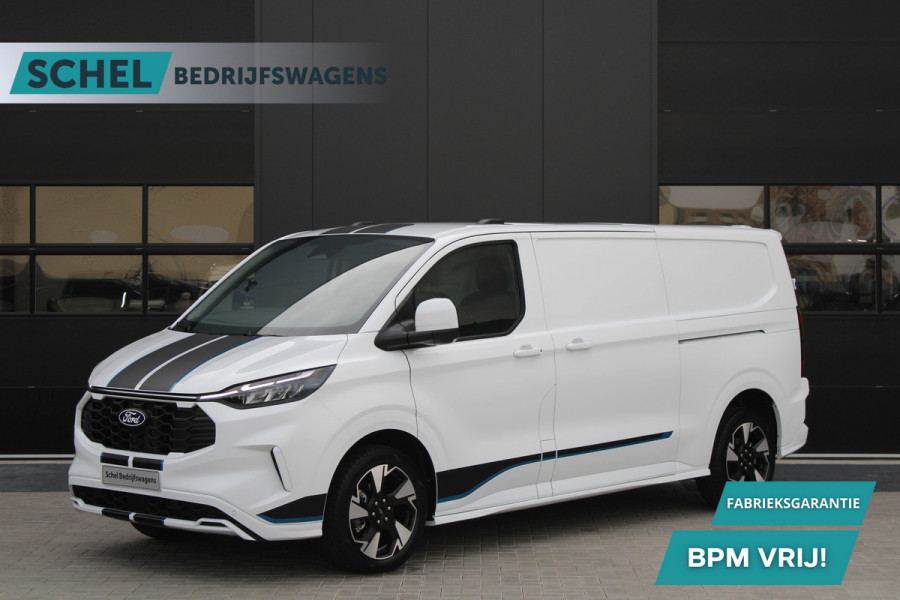 Ford Transit Custom 300 2.0 TDCI L2H1 Sport 170pk - 2x Schuifdeur - Trekhaak - ACC - 19'' LM Velgen - 70L Tank - Navi - Camera - Stoel & Stuurverwar