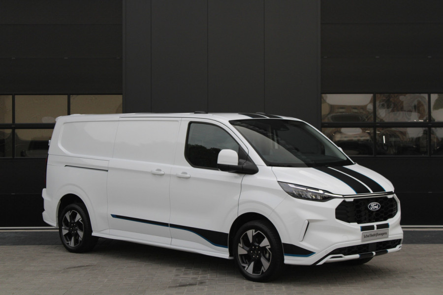 Ford Transit Custom 300 2.0 TDCI L2H1 Sport 170pk - 2x Schuifdeur - Trekhaak - ACC - 19'' LM Velgen - 70L Tank - Navi - Camera - Stoel & Stuurverwar