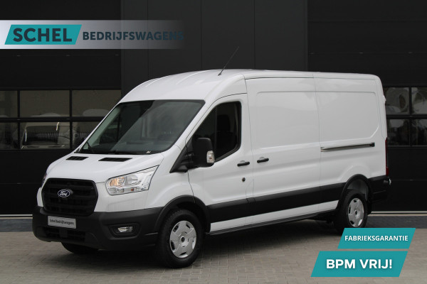 Ford Transit 350 2.0 TDCI L3H2 Trend - 165pk - Facelift - ACC - 2x Schuifdeur - 360 Camera - Blind Spot - Stoel & Stoelverwarming - Trekhaak