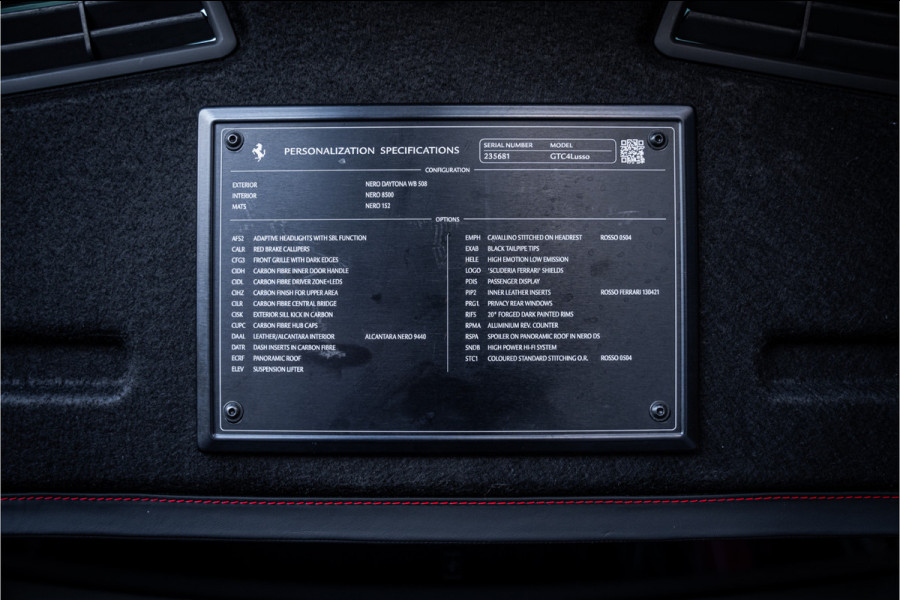 Ferrari GTC4Lusso 6.3 V12 - 4-zits l Lift l Passanger Display l Carbon l Panorama
