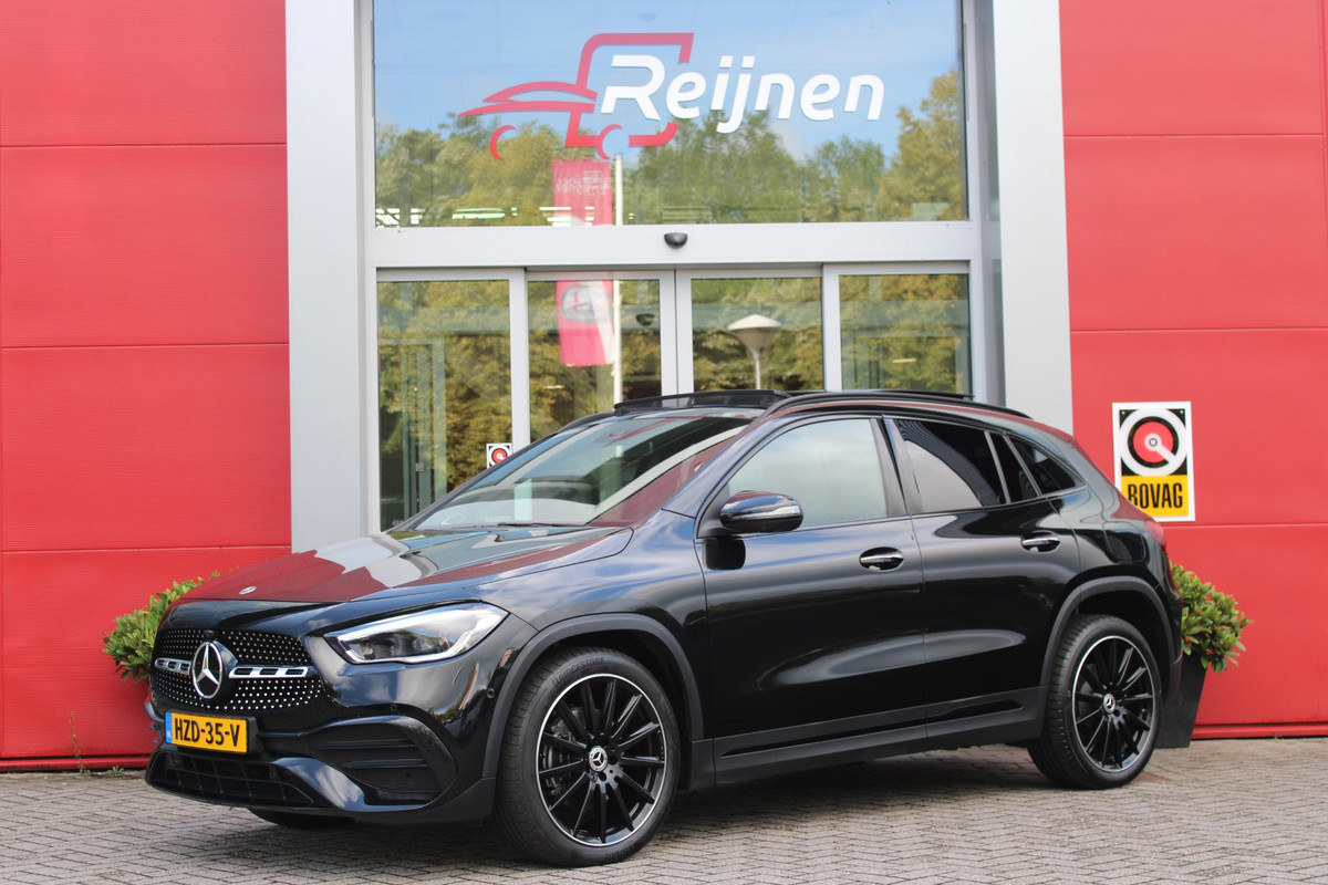 Mercedes-Benz GLA 250e 218PK BUSINESS SOLUTION AMG LIMITED | SFEER VERLICHTING | PANORAMISCH SCHUIF/KANTEL DAK | BURMESTER PREMIUM AUDIO | VERWARMDE VOORSTOELEN | MULTIBEAM LED KOPLAMPEN | APPLE CARPLAY/ANDROID AUTO | 360˚ CAMERA | DODEHOEK DETECTIE | ELEKTRISCH BEDIENBARE ACHTERKLEP | KEYLESS ENTRY/START | DRAADLOZE TELEFOONLADER | NIGHT PAKKET | 20" LICHTMETALEN VELGEN | ZWARTE HEMELBEKLEDING |