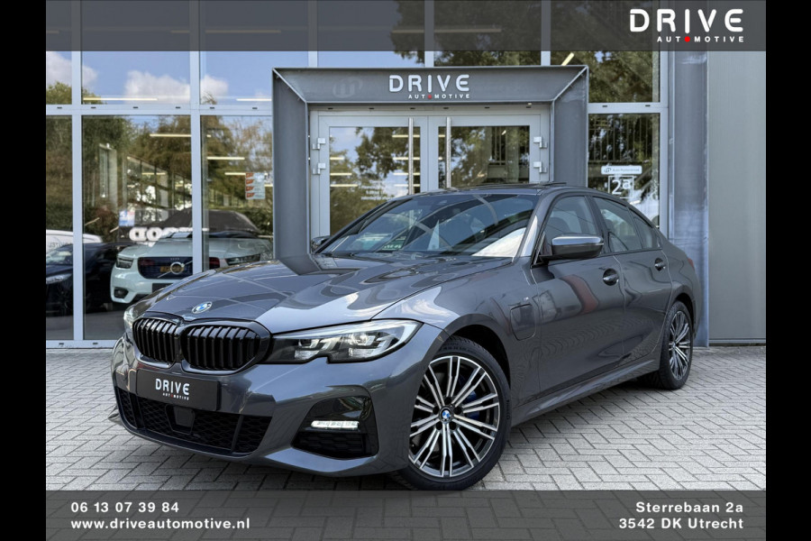 BMW 3-serie 330e High Executive M-Sport|schuif-/kanteldak|ACC|HUD|HIFI|Memory|Cam|SOH85%