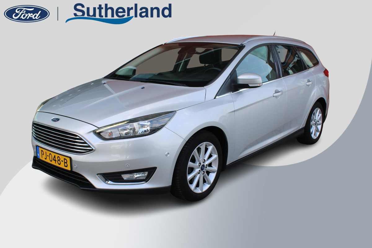 Ford FOCUS Wagon 1.5 EcoBoost 150 PK Titanium | Trekhaak | 1500 KG Trekgewicht | Navigatie | PDC V + A | Climate Control | Cruise Control | Voorruitverwarming | Dealeronderhouden