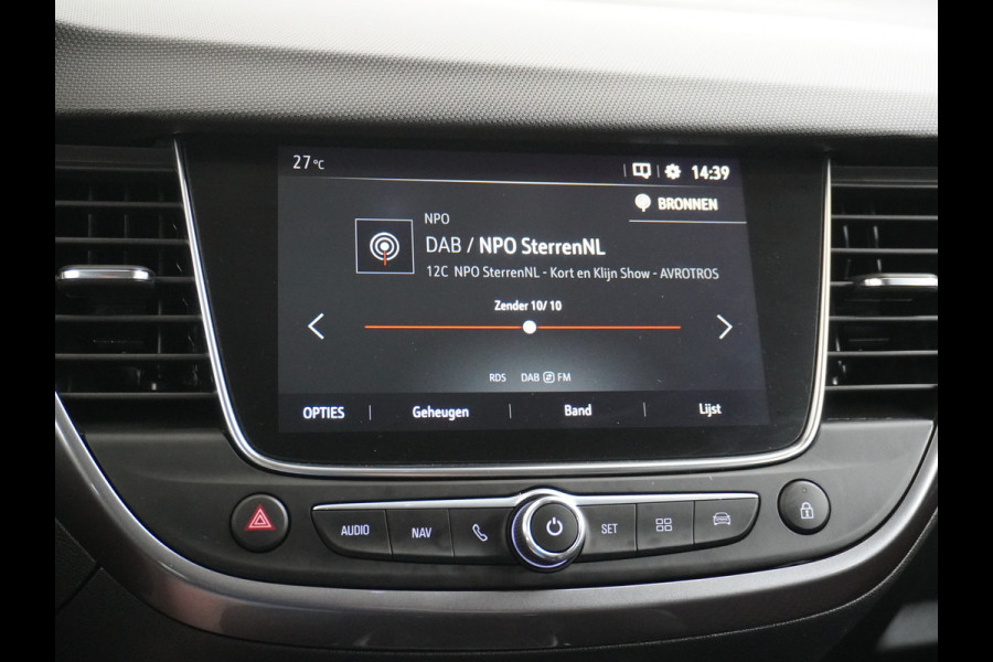 Opel Crossland X T111PK Innovation Navi Apple Carplay Android Auto Ecc Cruise Control PDC Led Intellilink DAB+ ESP Licht-Regensensor Lmv 16" Opel Connect Lane Departure Warning 1.2 Turbo Origineel Nederlandse Auto Dealer Onderhouden EURO 6