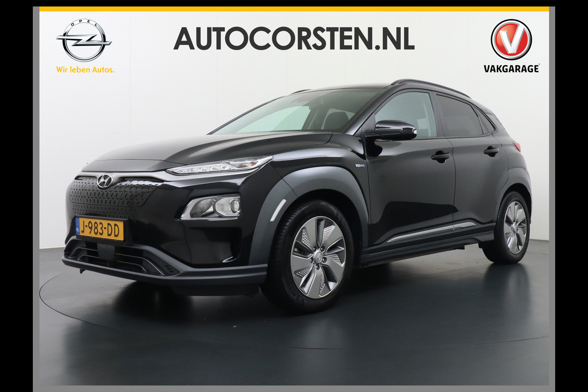 Hyundai Kona EV 64kWh Camera Apple Carplay/Android Auto Navi Adaptive Cruise Camera HUD Trekhaak Pdc-V+A 17"LM Lane Assist Blind Spot Monitor FCA Keyless Led Etms systeem Forward Collision-Avoidance Assist Highway assist sys Origineel NLse auto,  garantie op accu 06-07-2028/160.000km