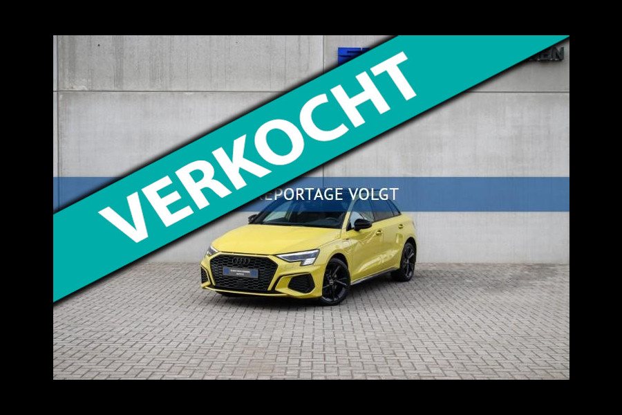 Audi A3 Sportback 40 TFSI e PHEV S Edition S-line 204pk S-Tronic! Panoramadak|Virtual Cockpit|Kuipstoelen elektrisch|Matrix|Black