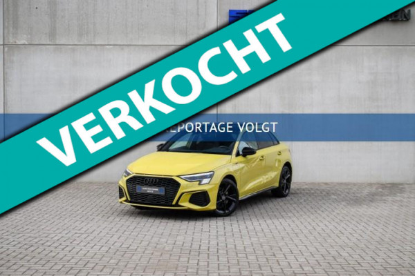 Audi A3 Sportback 40 TFSI e PHEV S Edition S-line 204pk S-Tronic! Panoramadak|Virtual Cockpit|Kuipstoelen elektrisch|Matrix|Black