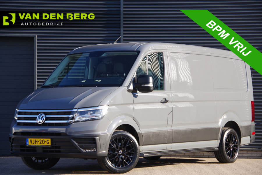 Volkswagen Crafter 35 2.0 TDI L3H2 EXCLUSIVE 177PK AUT. LED, LEDER, TREKHAAK, ADAPT. CRUISE, STOELVERWARMING, CAMERA, NAVI, NL AUTO, NAP