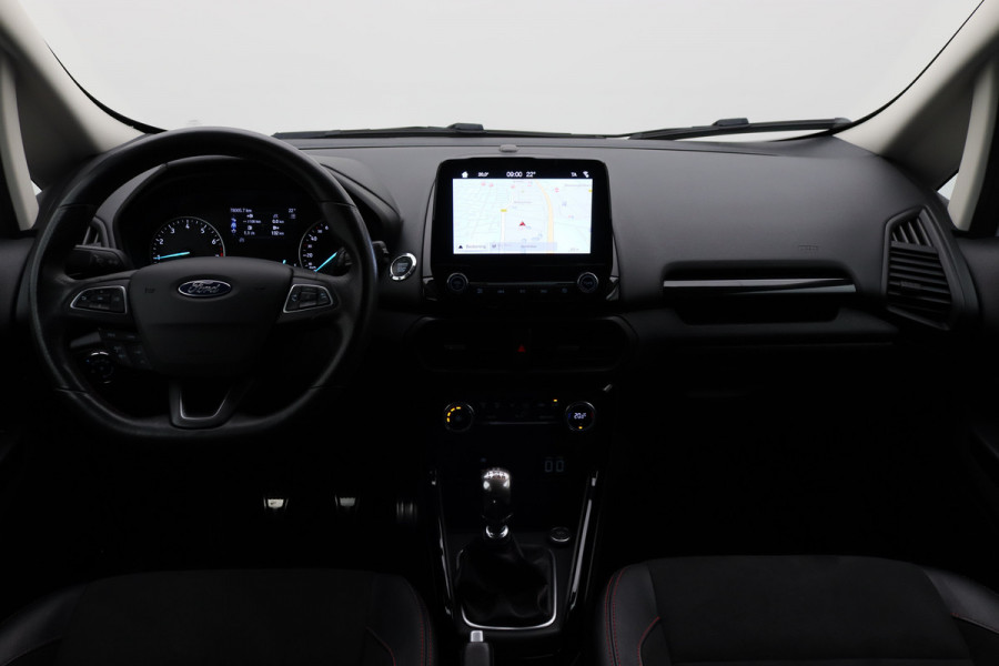 Ford EcoSport 1.0 EcoBoost ST-Line Climate, Cruise, Apple CarPlay, Camera, Trekhaak, Two-Tone, 19”