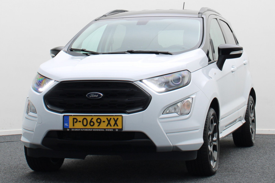 Ford EcoSport 1.0 EcoBoost ST-Line Climate, Cruise, Apple CarPlay, Camera, Trekhaak, Two-Tone, 19”