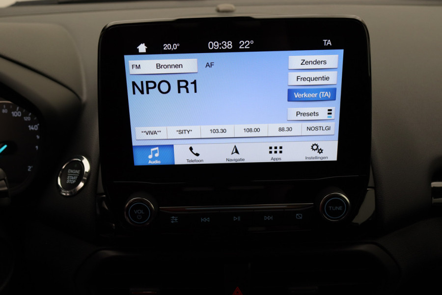 Ford EcoSport 1.0 EcoBoost ST-Line Climate, Cruise, Apple CarPlay, Camera, Trekhaak, Two-Tone, 19”