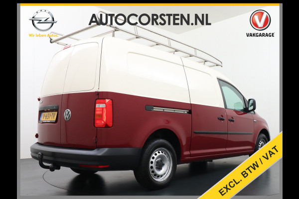 Volkswagen Caddy 2.0TDI L2H1 BMT Maxi Airco Trekhaak Imperiaal Bluetooth Trendline Betonplex Inbouw Lades Schuifdeur Euro 6 1.400KG Trekgewicht