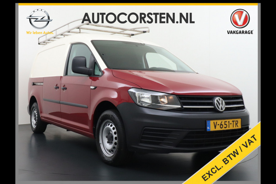 Volkswagen Caddy 2.0TDI L2H1 BMT Maxi Airco Trekhaak Imperiaal Bluetooth Trendline Betonplex Inbouw Lades Schuifdeur Euro 6 1.400KG Trekgewicht