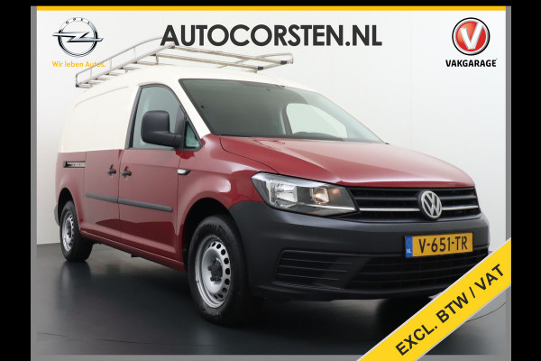Volkswagen Caddy 2.0TDI L2H1 BMT Maxi Airco Trekhaak Imperiaal Bluetooth Trendline Betonplex Inbouw Lades Schuifdeur Euro 6 1.400KG Trekgewicht