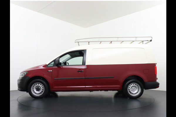 Volkswagen Caddy 2.0TDI L2H1 BMT Maxi Airco Trekhaak Imperiaal Bluetooth Trendline Betonplex Inbouw Lades Schuifdeur Euro 6 1.400KG Trekgewicht