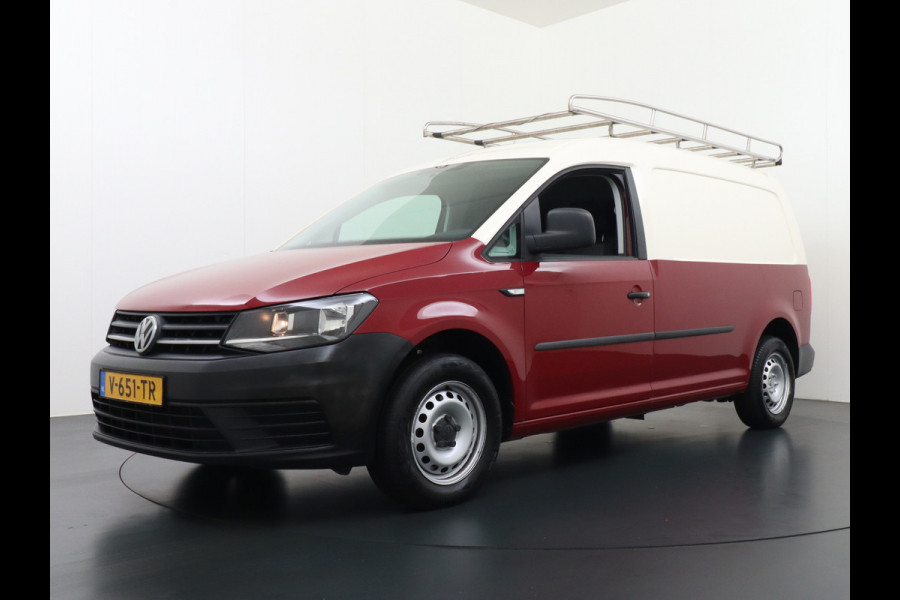 Volkswagen Caddy 2.0TDI L2H1 BMT Maxi Airco Trekhaak Imperiaal Bluetooth Trendline Betonplex Inbouw Lades Schuifdeur Euro 6 1.400KG Trekgewicht