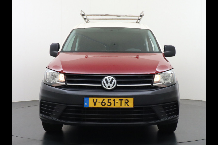 Volkswagen Caddy 2.0TDI L2H1 BMT Maxi Airco Trekhaak Imperiaal Bluetooth Trendline Betonplex Inbouw Lades Schuifdeur Euro 6 1.400KG Trekgewicht