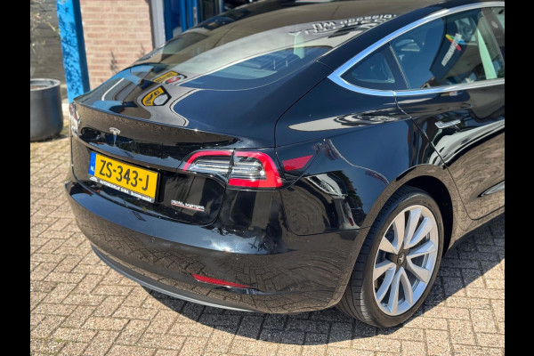 Tesla Model 3 Long Range AWD 75 kWh 2019 ZWART NAVI NAP BTW!