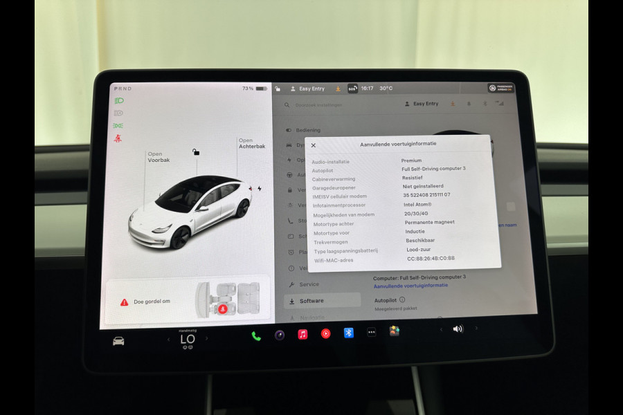 Tesla Model 3 Long Range AWD 75 kWh [ 3-Fase ] (INCL-BTW) Aut. *PANO | AUTO-PILOT | LUXURY-LEATHER | KEYLESS | FULL-LED | MEMORY-PACK | SURROUND-VIEW | DAB | CARPLAY | DIGI-COCKPIT | LANE-ASSIST | COMFORT-SEATS | TOWBAR | 18"ALU*
