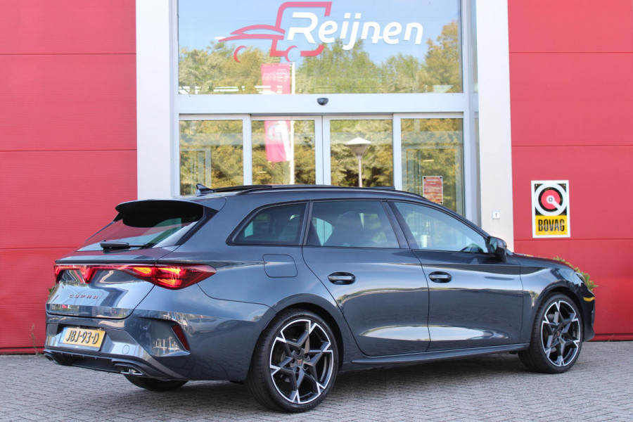 CUPRA Leon Sportstourer 1.5 eTSI 150PK BUSINESS EDITION | NIEUW MODEL! | PANORAMISCH SCHUIF/KANTELDAK | SENNHEISER AUDIO SYSTEM | ELEKTRISCH VERSTELBARE BESTUURDERSSTOEL MET GEHEUGENFUNCTIE | LED MATRIX KOPLAMPEN | DRAADLOZE APPLE CARPLAY/ANDROID AUTO | NAVIGATIE | ACHTERUITRIJ CAMERA | 19" LICHTMETALEN VELGEN  "POLAR" | DRAADLOZE TELEFOONLADER | STOEL/STUUR VERWARMING |  12,9" INFORTAINMENT SYSTEM | ZWARTE HEMELBEKLEDING | E-SOUND GELUIDSSIMULATOR | CLIMATE CONTROL VOOR EN ACHTERIN | SPORT STOELEN | SFEER VERLICHTING | DYNAMISCHE VERLICHTING | ADAPTIVE CRUISE CONTROL | KEYLESS ENTRY/START |
