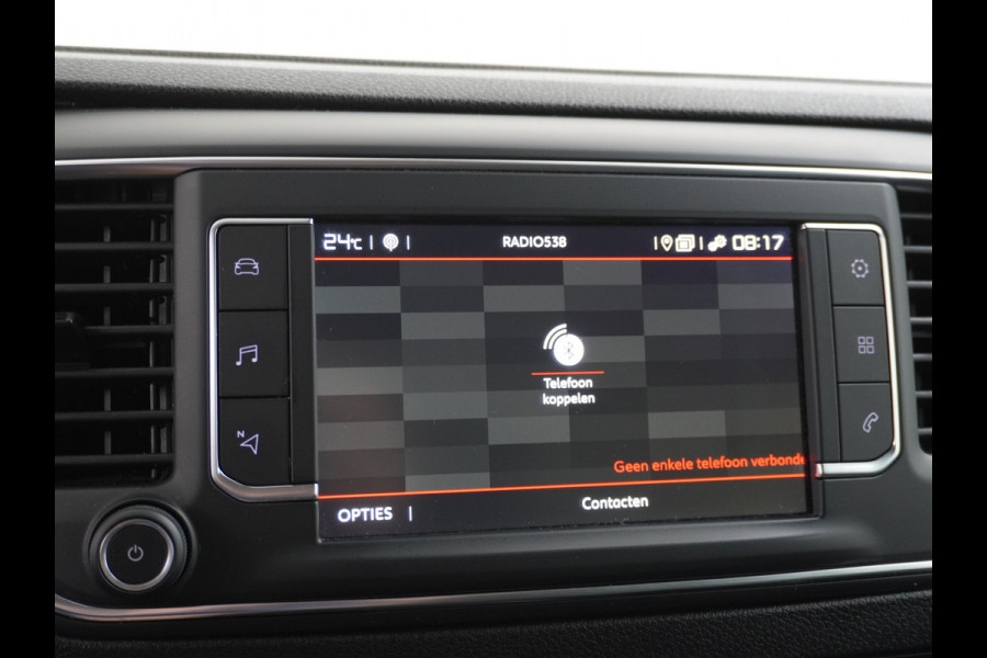 Citroën Jumpy XL 2.0HDI 145pk L3 3Pers.Navi Apple Carplay Android Auto Financial Lease €301,- p/mnd Airco 2xSchuifdeur Pdc Cruise DAB+ Bordher Citroen Connect Regen/Lichtsensor Dodehoeksensor SpoorAssist Voorruit+Wisserverwarmd 1e Eigenaar Euro 6 370Nm koppel nieuwprijs 51.000 euro inc bpm