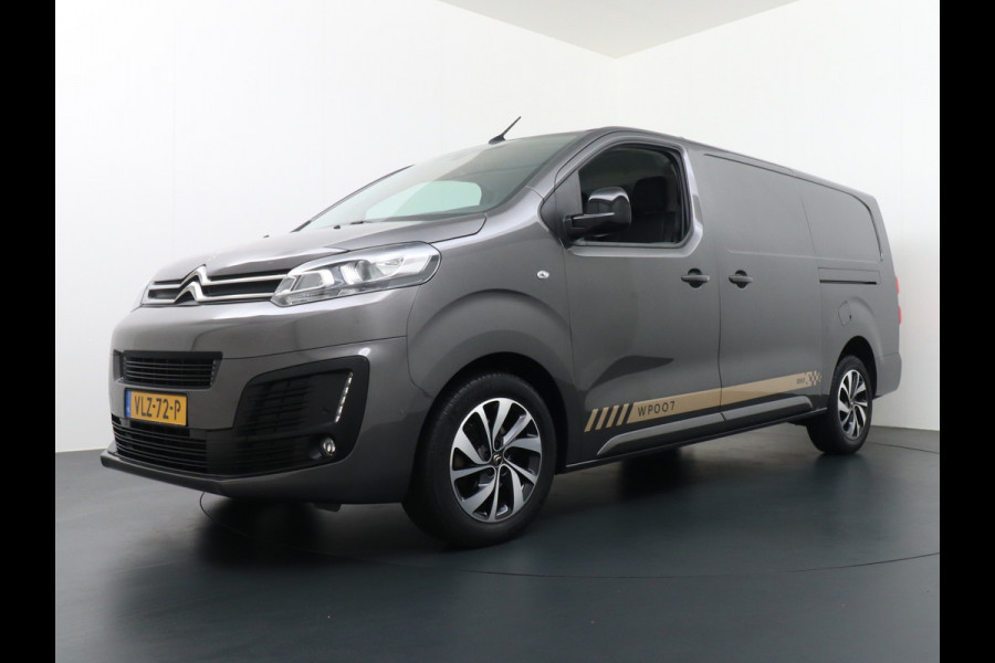 Citroën Jumpy XL 2.0HDI 145pk L3 3Pers.Navi Apple Carplay Android Auto Financial Lease €301,- p/mnd Airco 2xSchuifdeur Pdc Cruise DAB+ Bordher Citroen Connect Regen/Lichtsensor Dodehoeksensor SpoorAssist Voorruit+Wisserverwarmd 1e Eigenaar Euro 6 370Nm koppel nieuwprijs 51.000 euro inc bpm